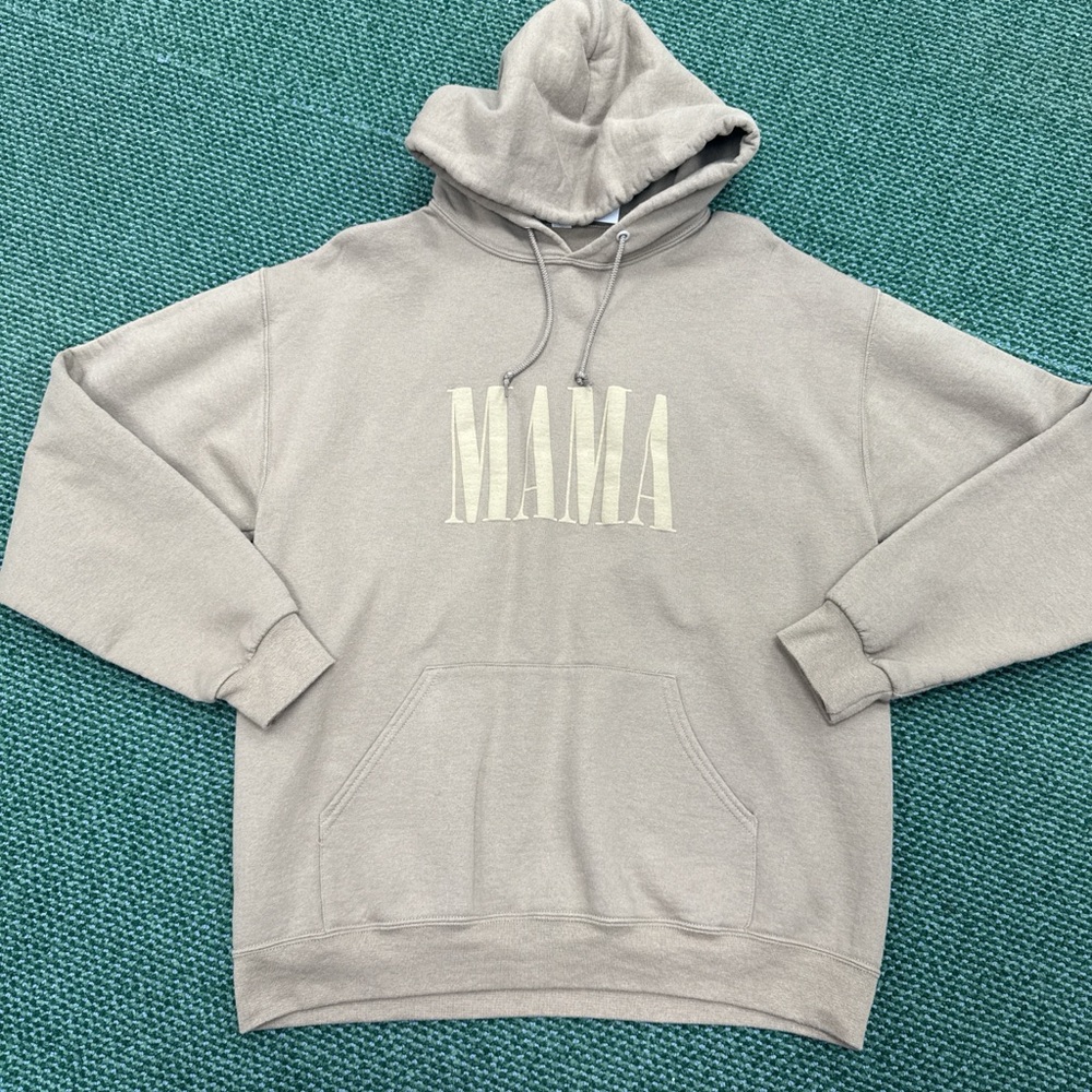 Women’s Mama Beige Hoodie